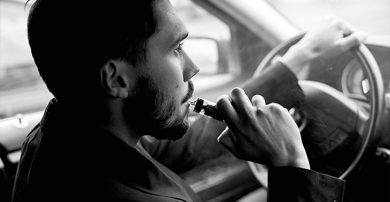 Is it illegal to vape in a car? Find out before you drive.
