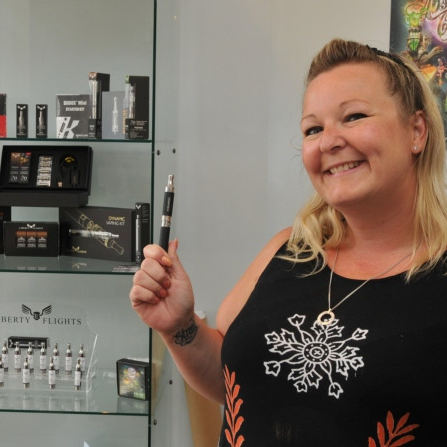 Stroke sufferer to help others E-scape The Addiction with her new Royston shop