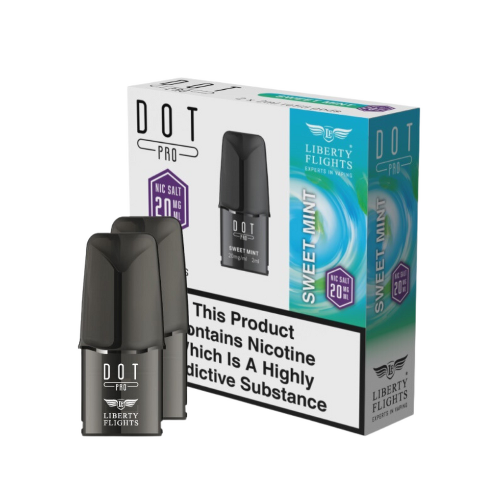 DOT PRO Refill Pods - Sweet Mint Liberty Flights DOT PRO Refill Pods - Sweet Mint Liberty Flights