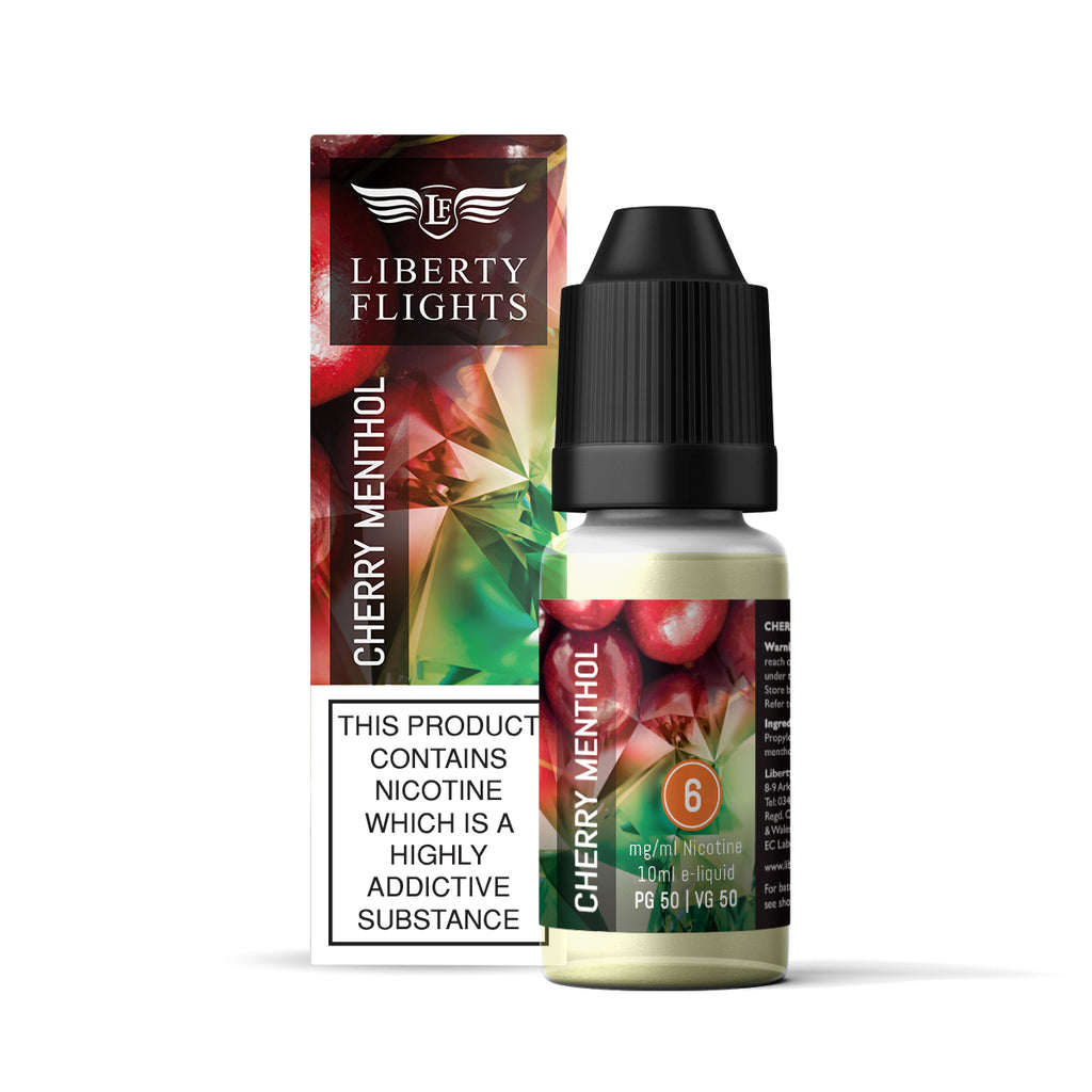 Cherry Menthol E Liquid Liberty Flights Cherry Menthol E Liquid Liberty Flights