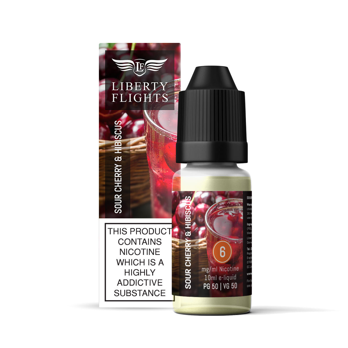 Sour Cherry & Hibiscus E Liquid — Liberty Flights