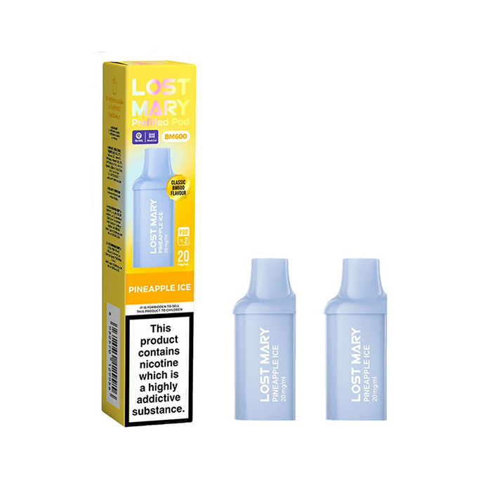 Pineapple Ice Lost Mary BM600 Pods (x2)