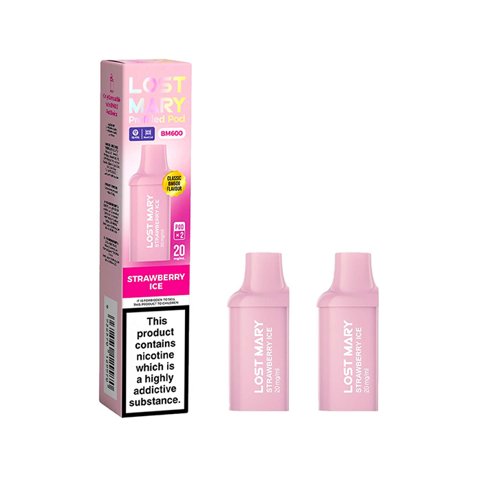 Strawberry Ice Lost Mary BM600 Pods (x2)