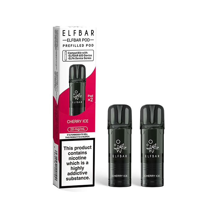 Cherry Ice Elf Bar 600 Pods (x2)