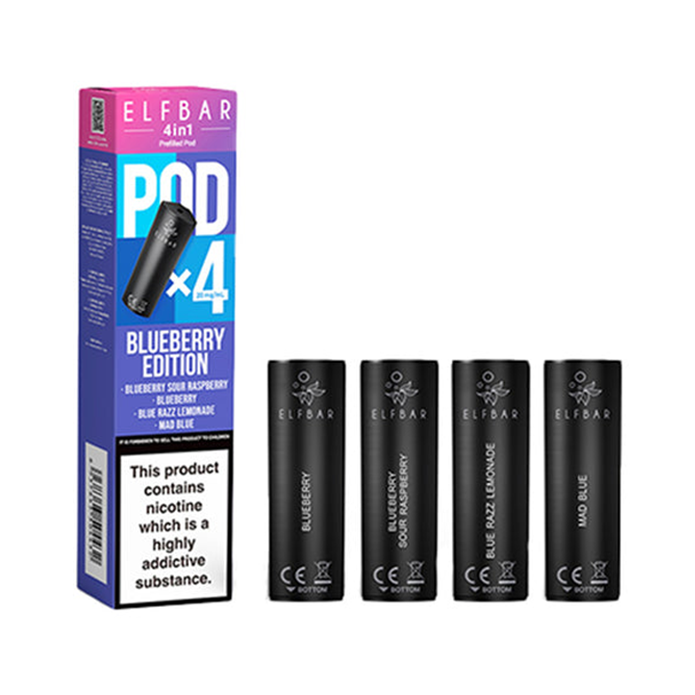 Elf Bar 4 In 1 Prefilled Pods 4 x 2ml, 20mg Nic Salt Liberty Flights Elf Bar 4 In 1 Prefilled Pods 4 x 2ml, 20mg Nic Salt Liberty Flights