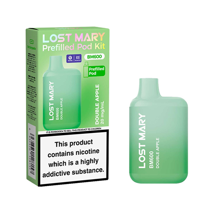 Lost Mary BM600 Pre-Filled Pod Kit | Rechargeable Pod Vape Liberty Flights Lost Mary BM600 Pre-Filled Pod Kit | Rechargeable Pod Vape Liberty Flights