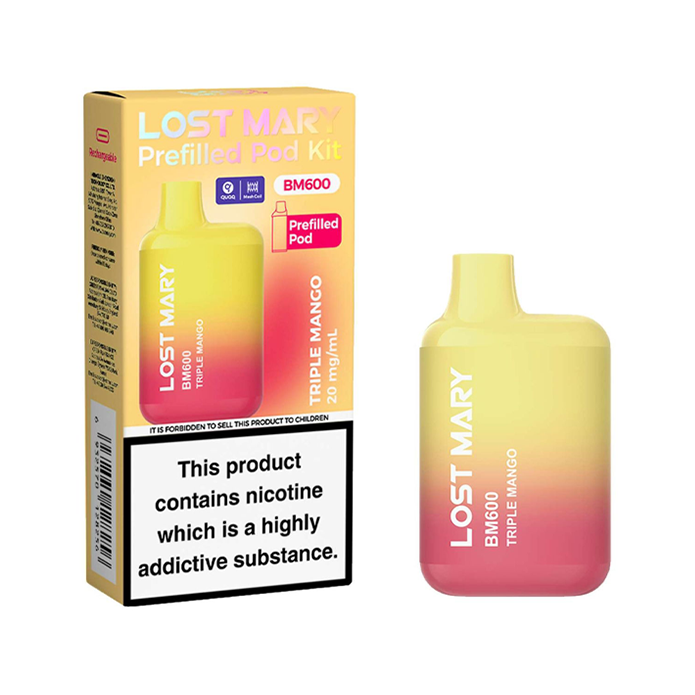 Lost Mary BM600 Pre-Filled Pod Kit | Rechargeable Pod Vape Liberty Flights Lost Mary BM600 Pre-Filled Pod Kit | Rechargeable Pod Vape Liberty Flights