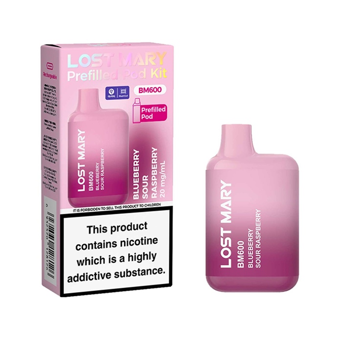 Lost Mary BM600 Pre-Filled Pod Kit | Rechargeable Pod Vape Liberty Flights Lost Mary BM600 Pre-Filled Pod Kit | Rechargeable Pod Vape Liberty Flights